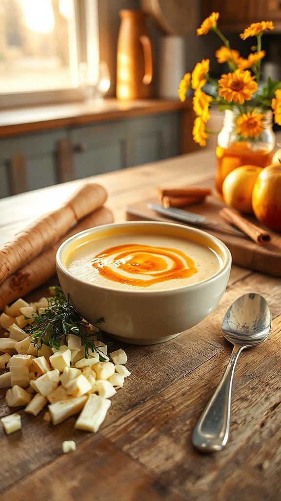 maple glazed parsnip soup recipe maple glazed parsnip soup recipe
