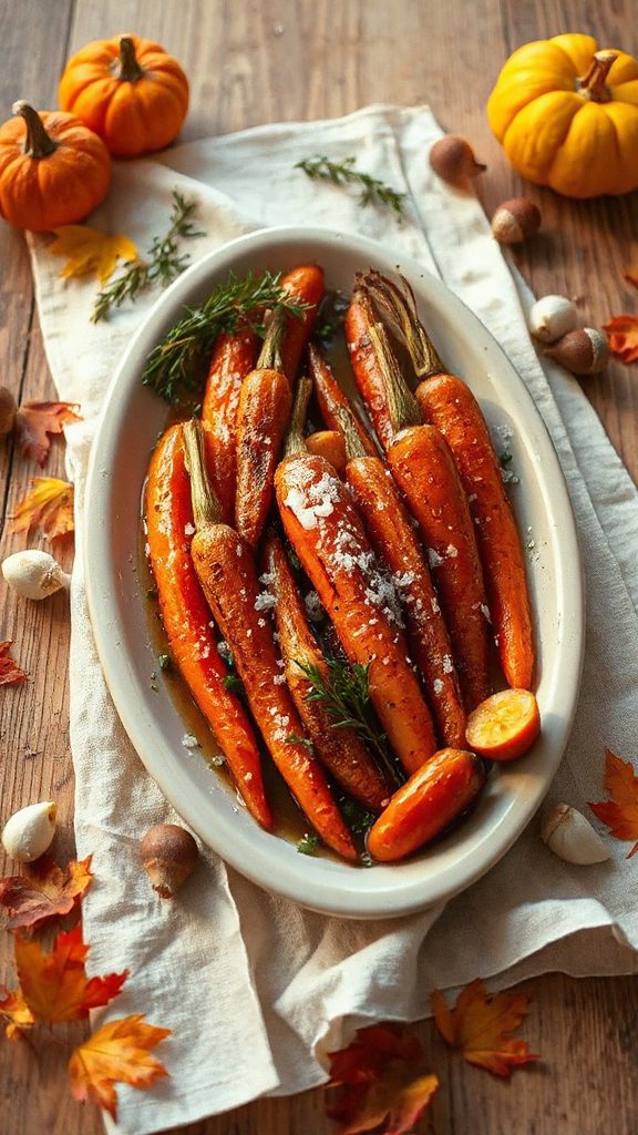maple glazed roasted carrots recipe