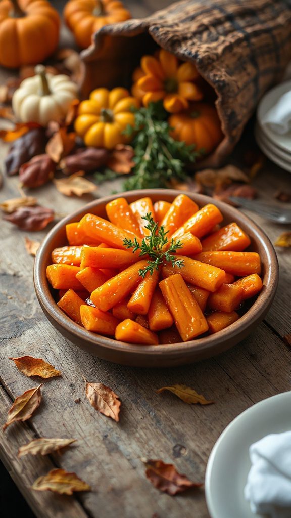 maple glazed roasted carrots recipe