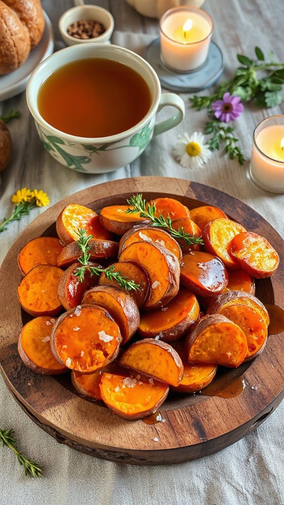 maple glazed sweet potatoes recipe