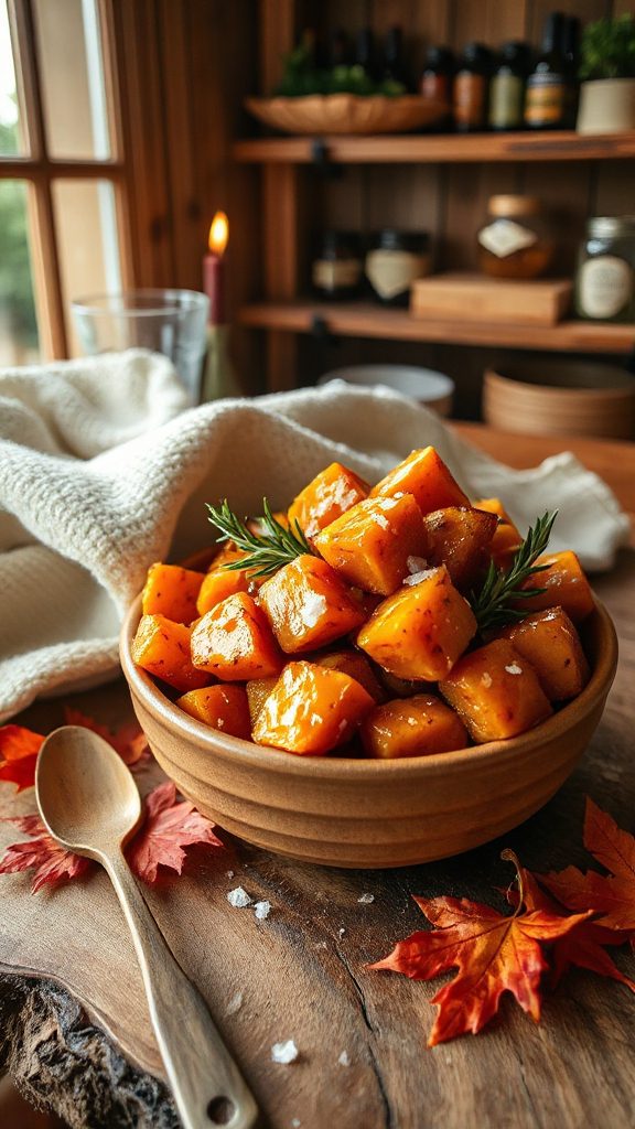 maple glazed sweet potatoes recipe