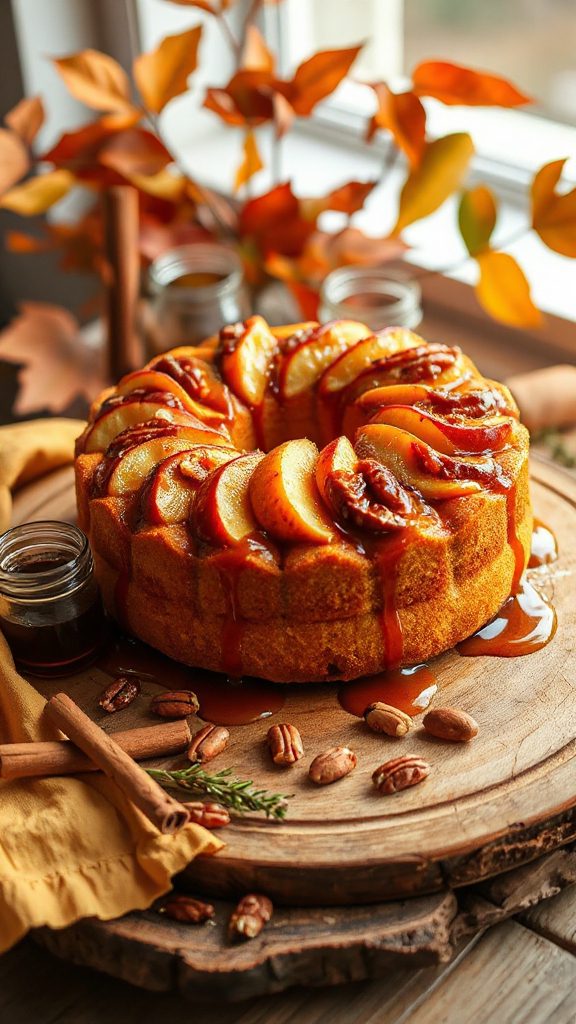 maple infused apple dessert