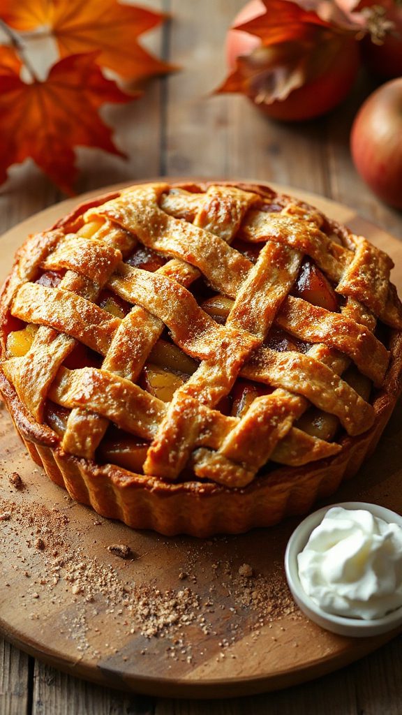 maple infused apple pie