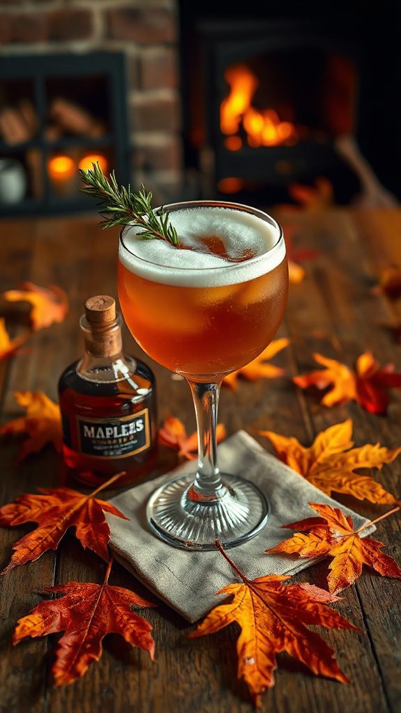 maple infused autumn cocktail delight maple infused autumn cocktail delight