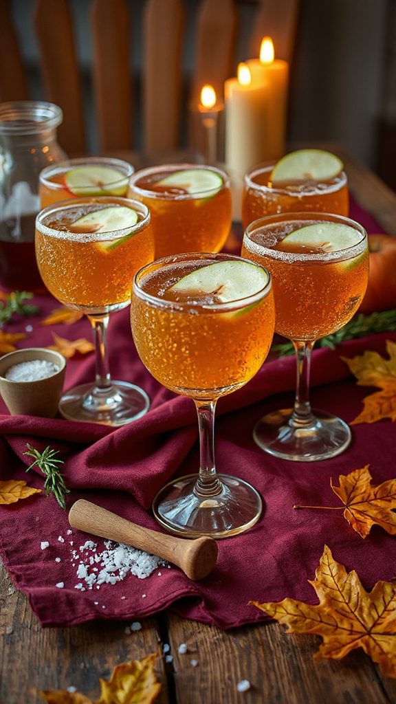 maple infused autumn whiskey cocktail