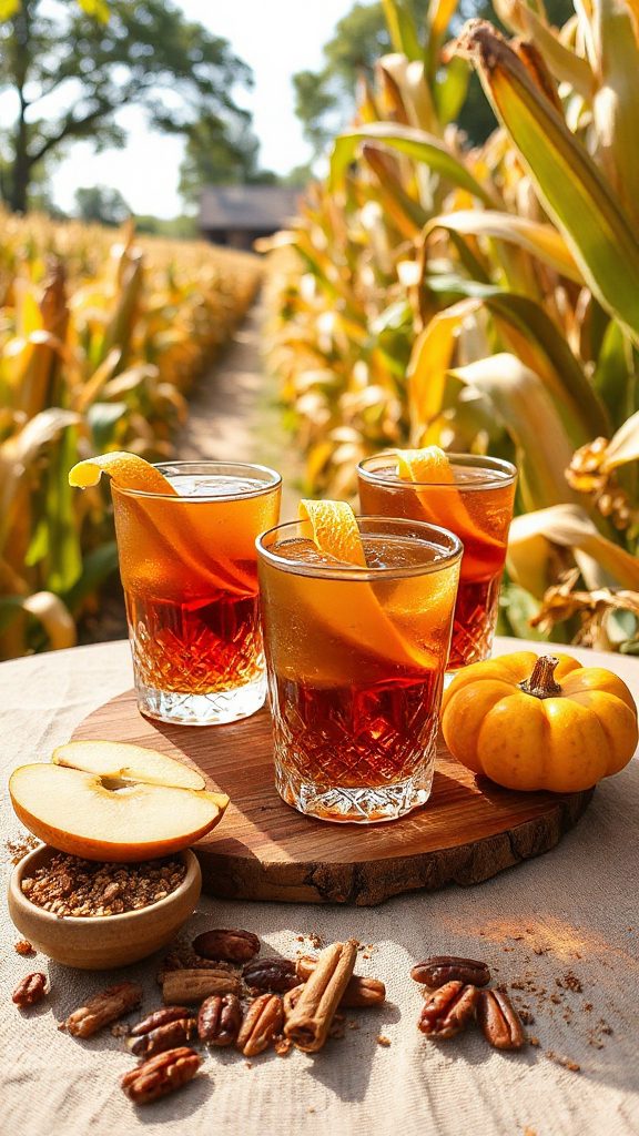 maple infused classic bourbon cocktail maple infused classic bourbon cocktail