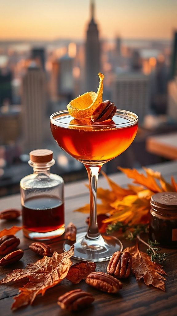 maple infused manhattan cocktail recipe