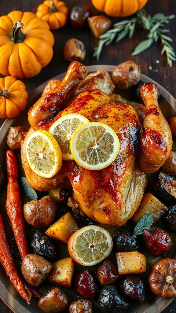 maple lemon glazed chicken