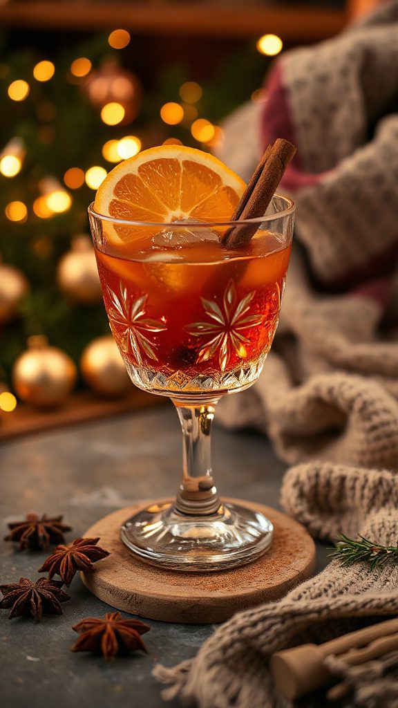 maple orange whiskey sour