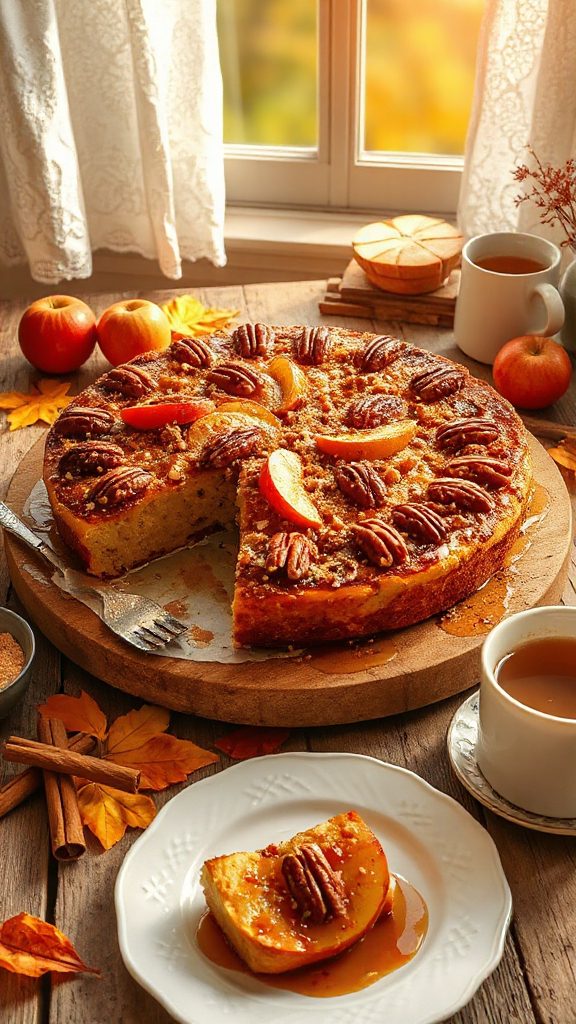 maple pecan apple bake