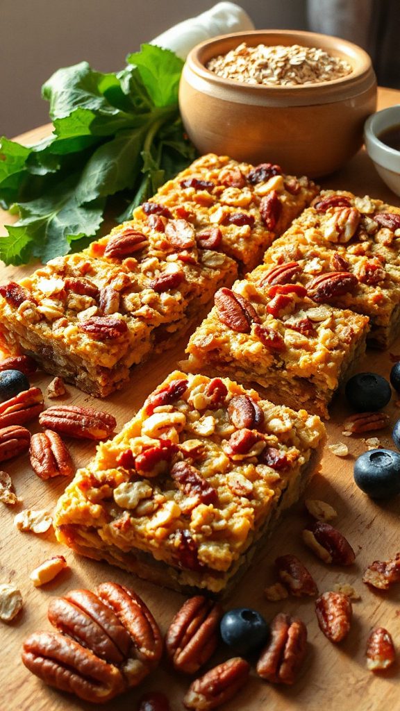 maple pecan energy bars