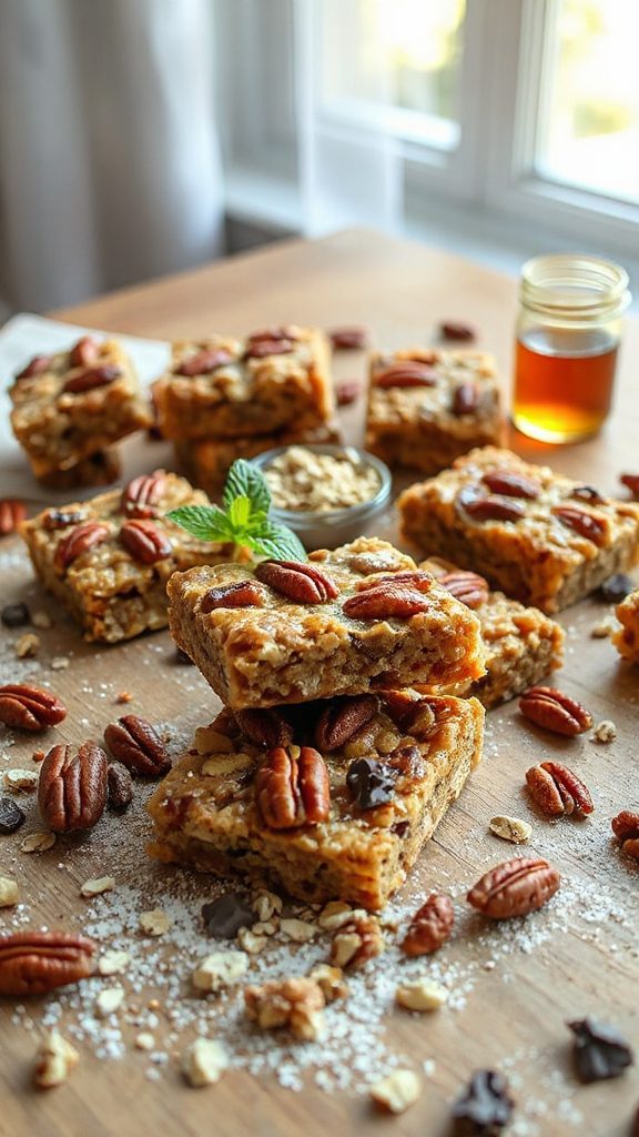 maple pecan granola bars maple pecan granola bars