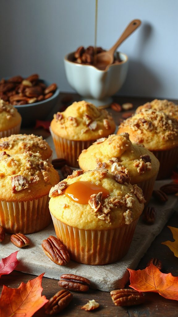 maple pecan muffins delight