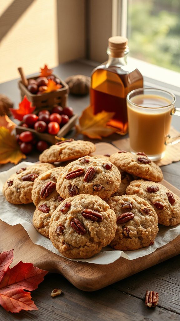maple pecan oatmeal cookies maple pecan oatmeal cookies