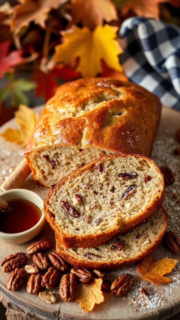maple pecan quick bread