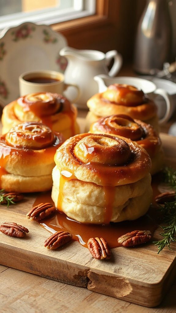 maple pecan sticky rolls