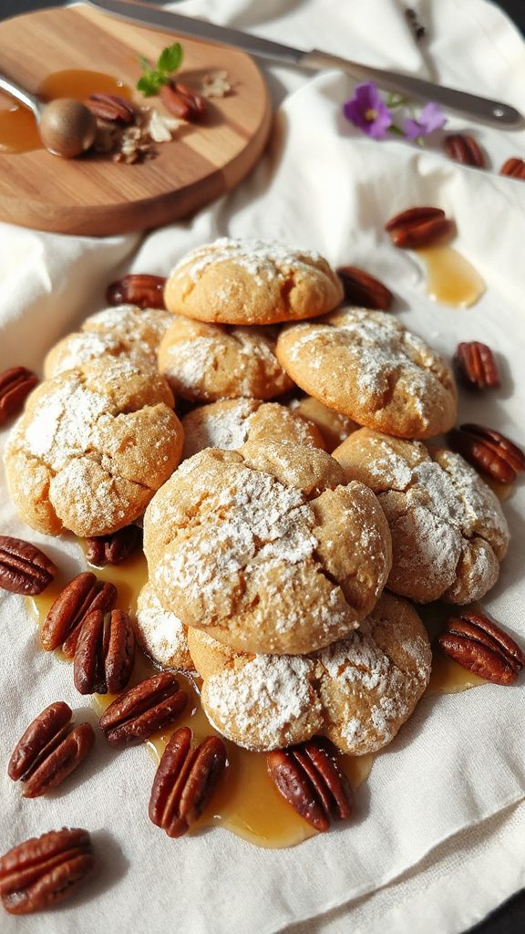 maple pecan wedding cookies maple pecan wedding cookies