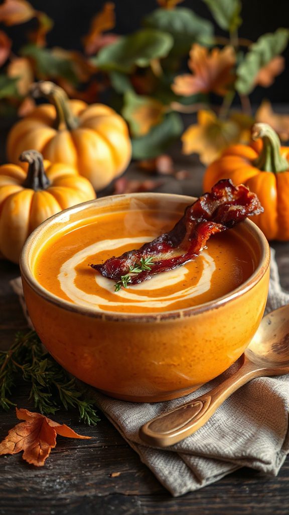 maple pumpkin soup deliciousness