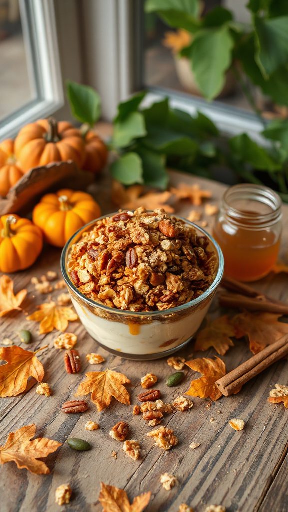maple pumpkin spice granola