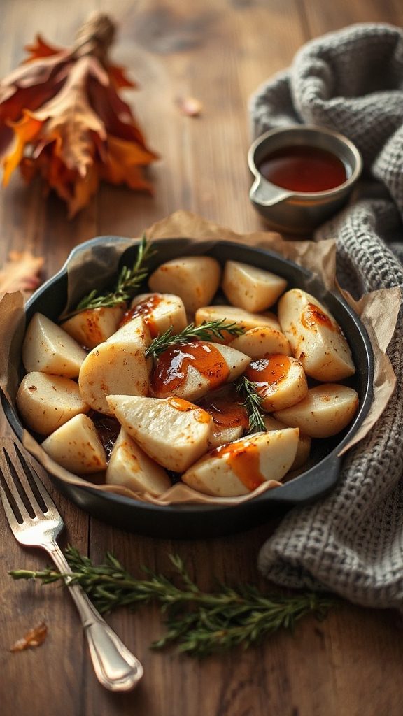 maple roasted turnips recipe