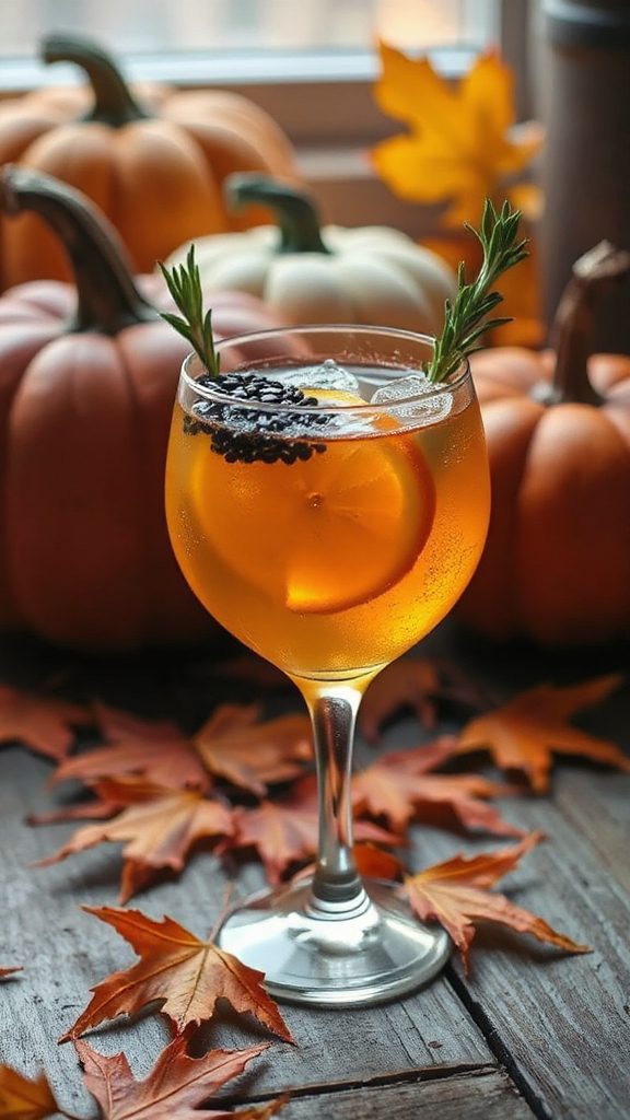 maple seed whiskey cocktail