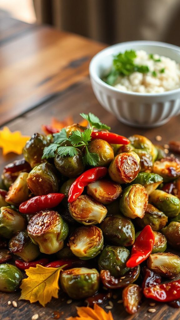 maple soy brussels sprouts recipe