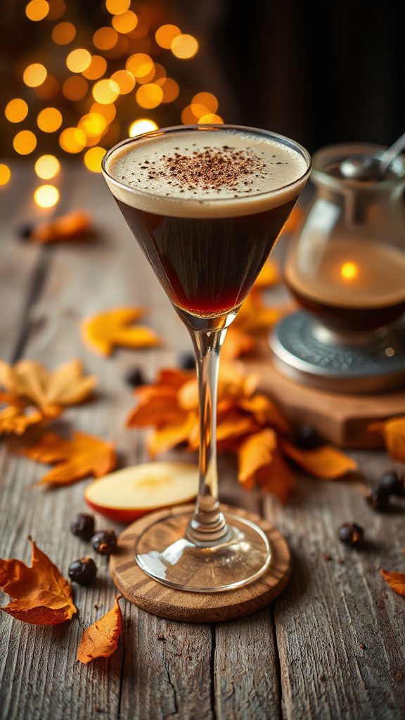 maple spiced espresso cocktail delight