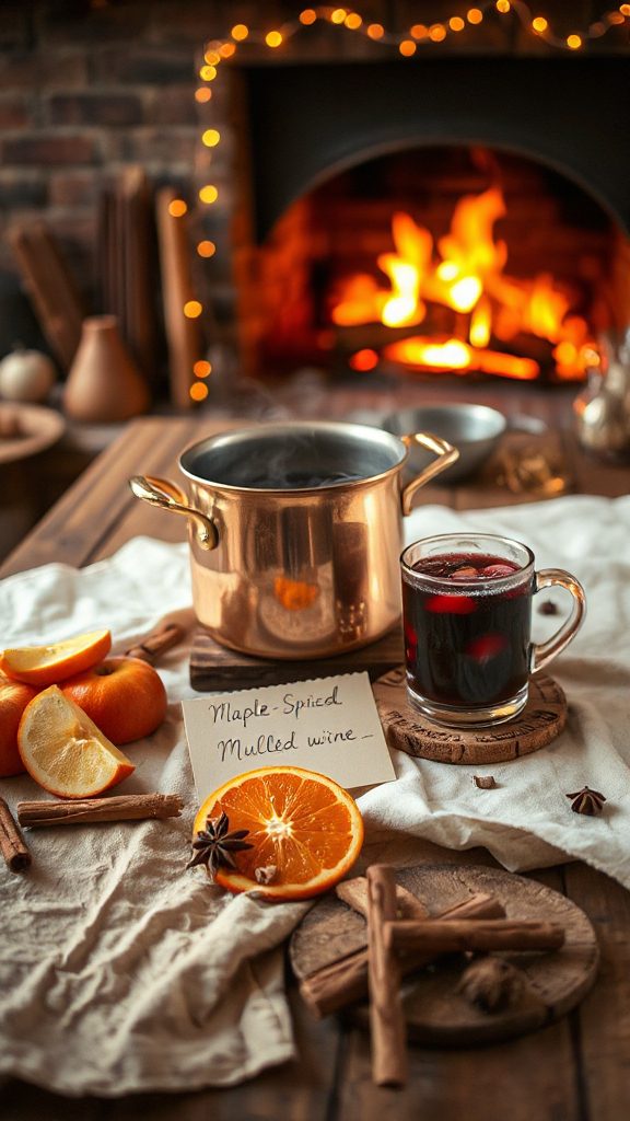 maple spiced festive mulled wine maple spiced festive mulled wine