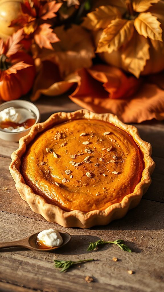 maple spiced pumpkin dessert