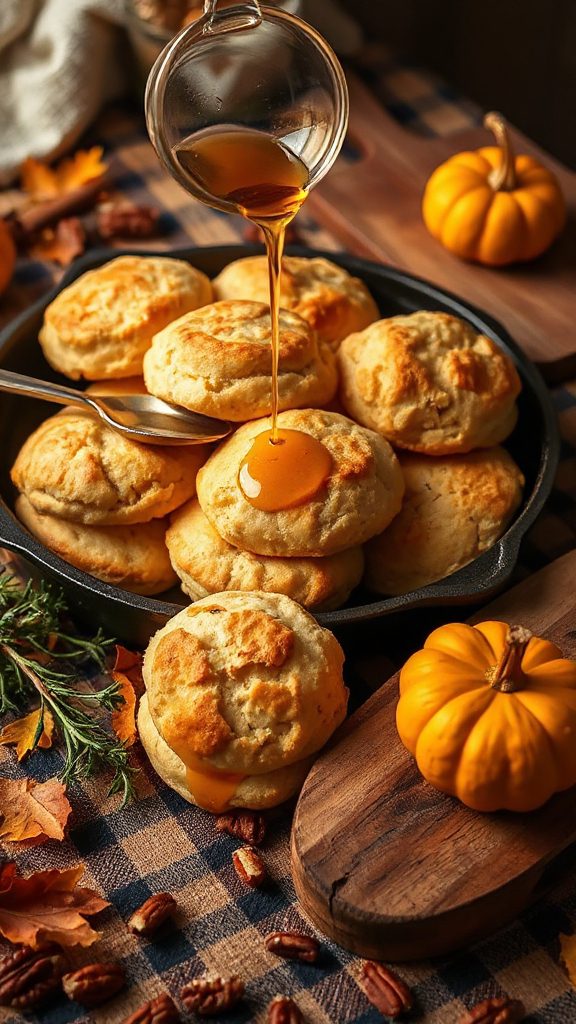 maple syrup drizzled biscuits maple syrup drizzled biscuits