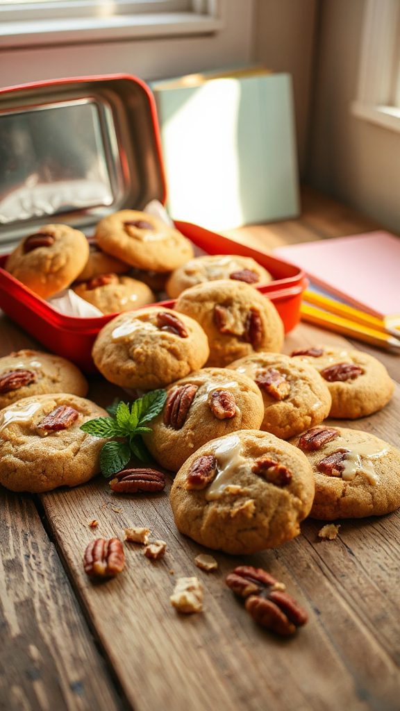 maple syrup pecan cookies