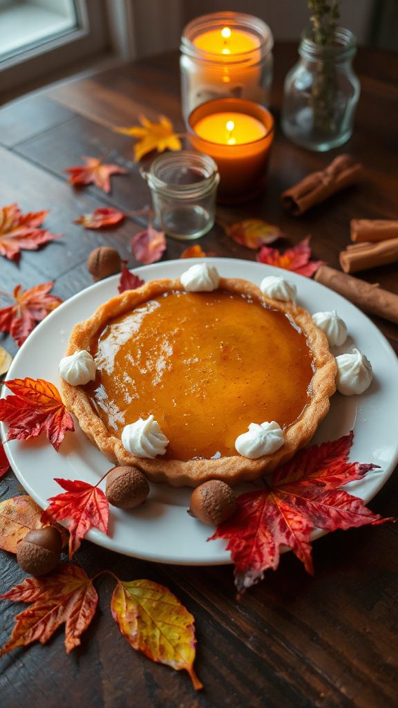 maple tart autumn dessert maple tart autumn dessert