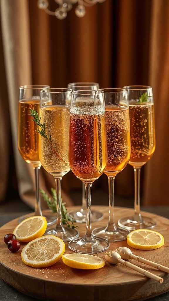 maple thyme prosecco delight