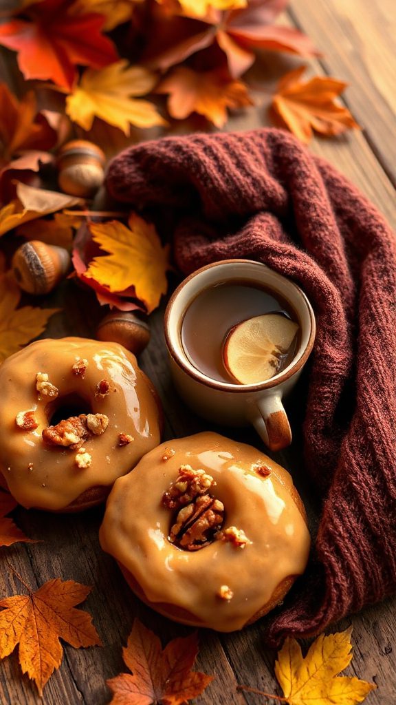 maple walnut baked donuts maple walnut baked donuts