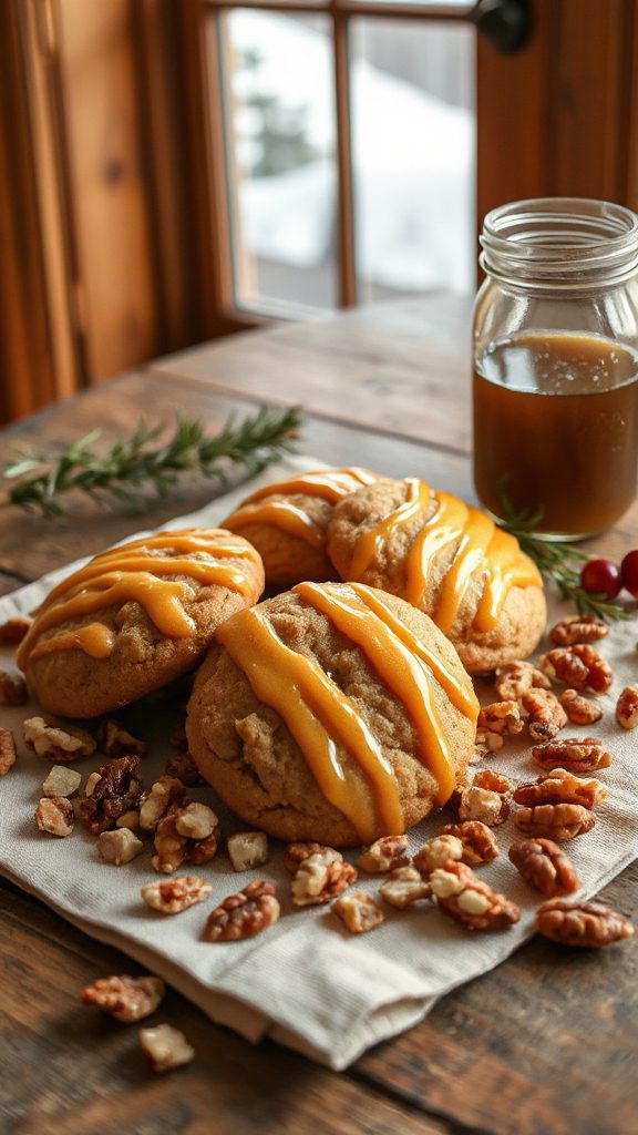 maple walnut delight cookies
