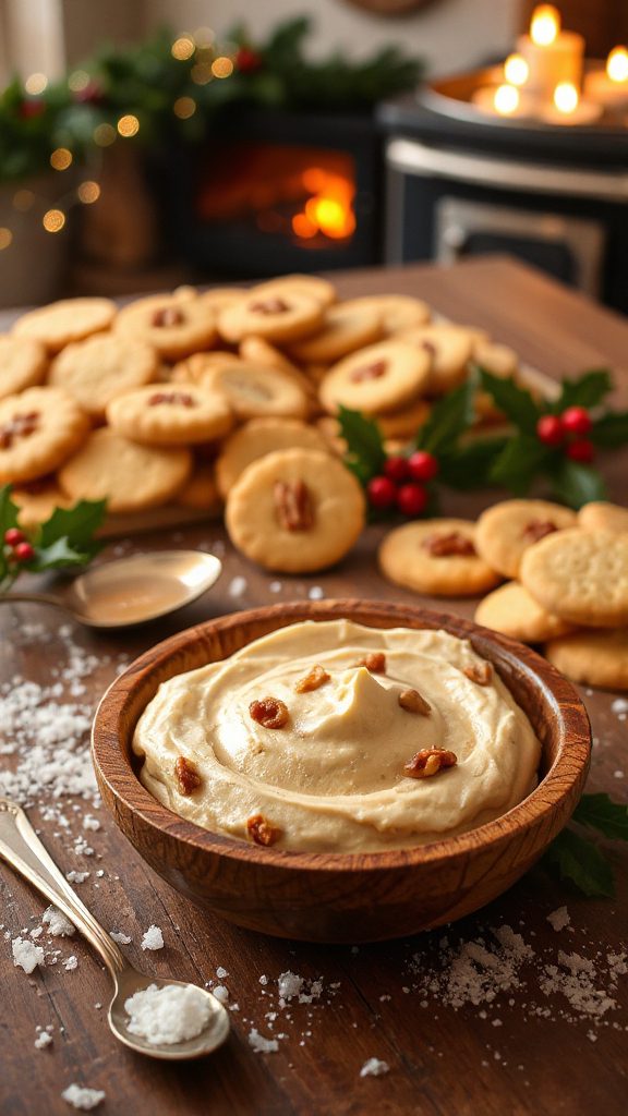 maple walnut shortbread cookies