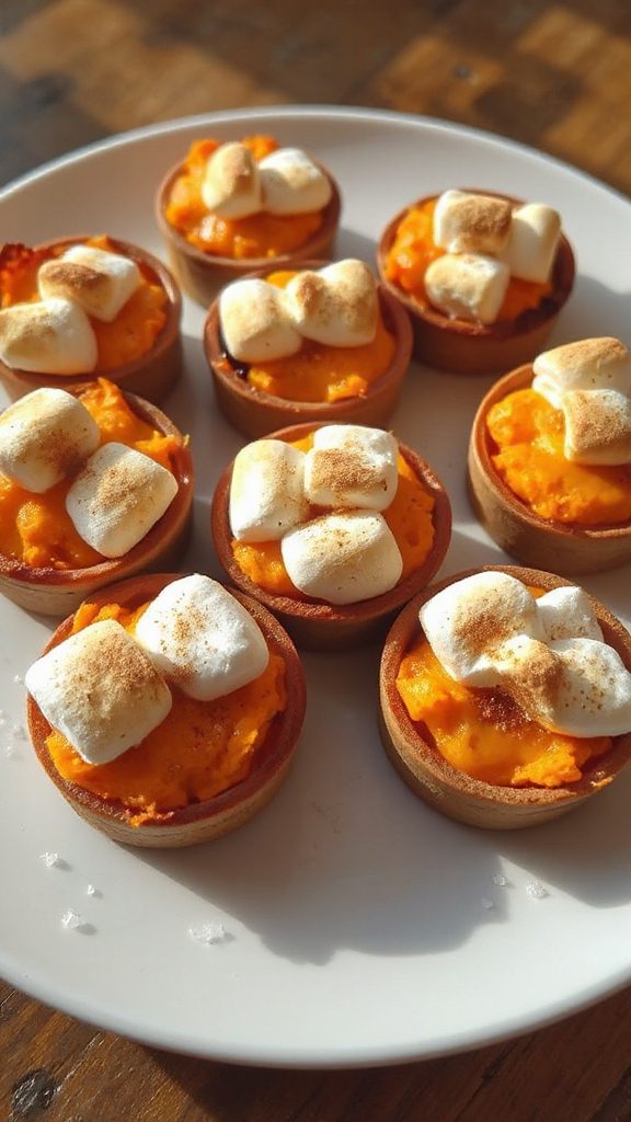 marshmallow topped sweet potato bakes