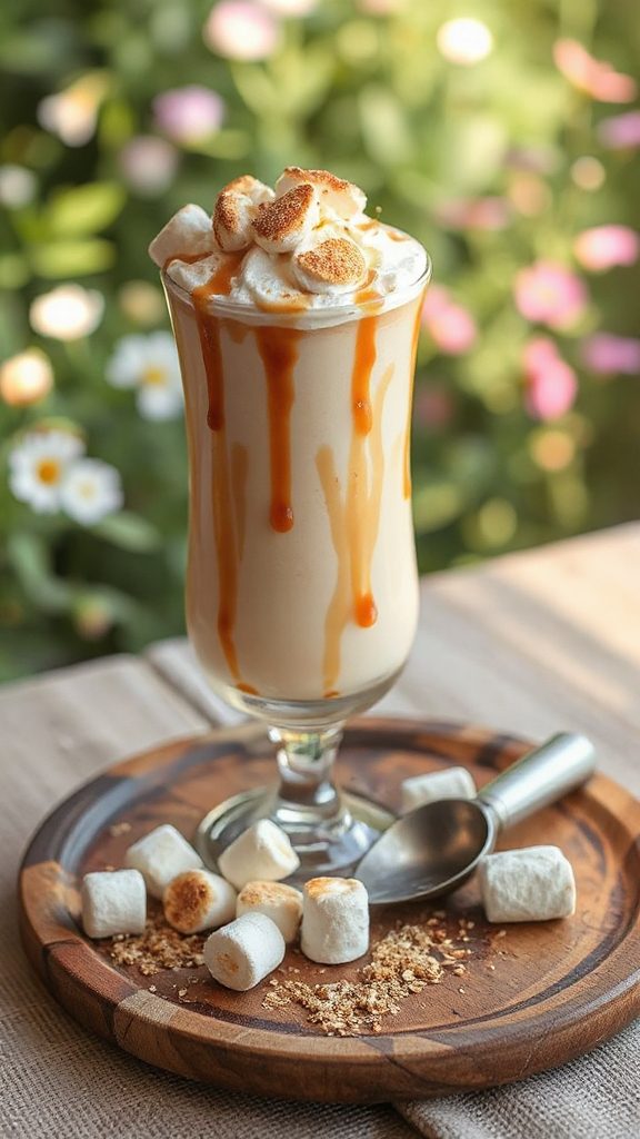 marshmallow yarrow vodka shake