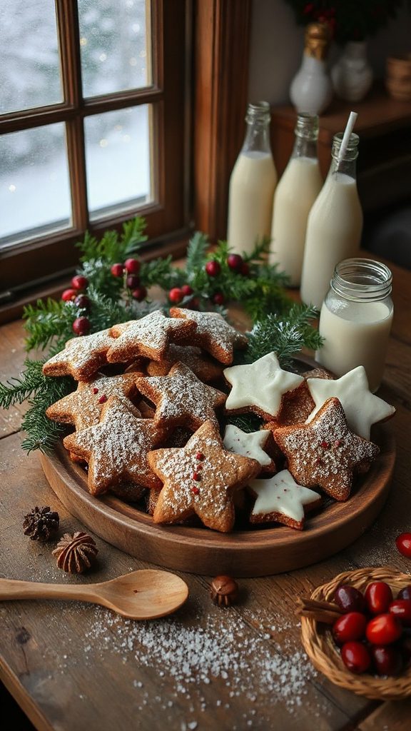 mascarpone frosted molasses cookies