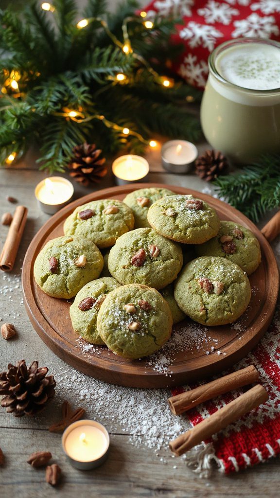 matcha hazelnut cookie delight