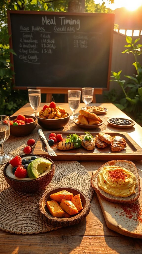 meal timing enhances performance