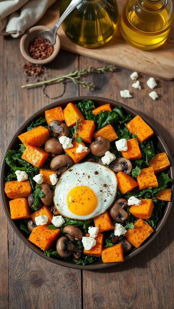 mediterranean butternut squash hash