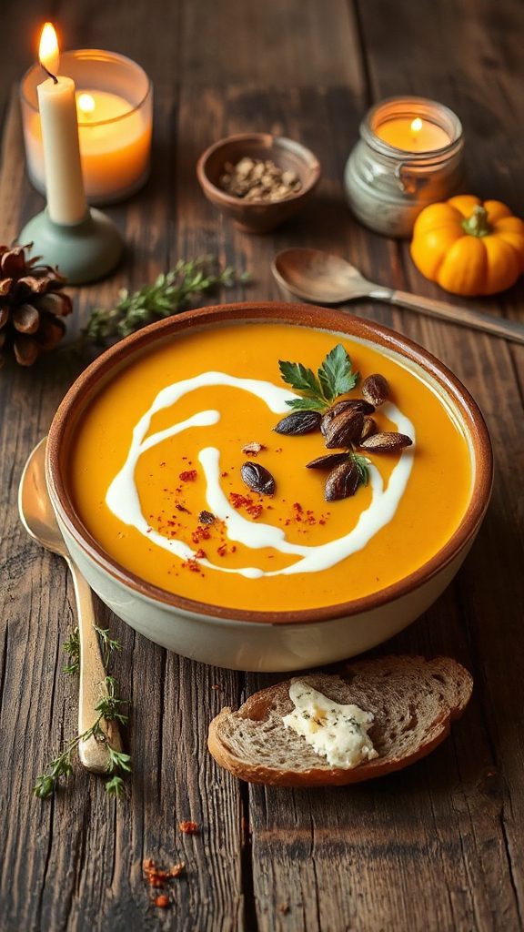 mediterranean butternut squash soup