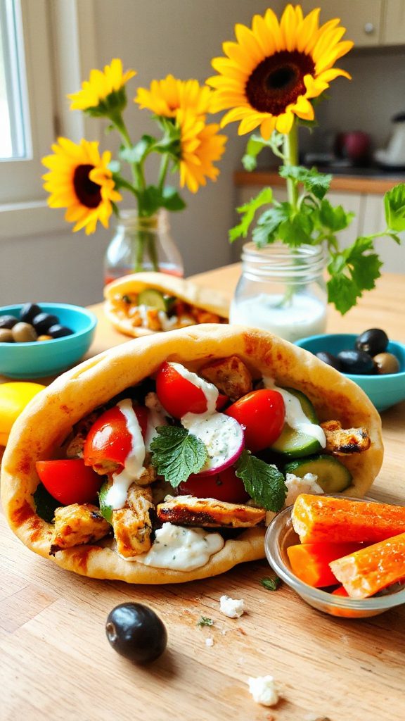 mediterranean chicken pita recipe