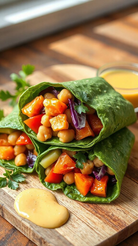 mediterranean chickpea salad wraps mediterranean chickpea salad wraps