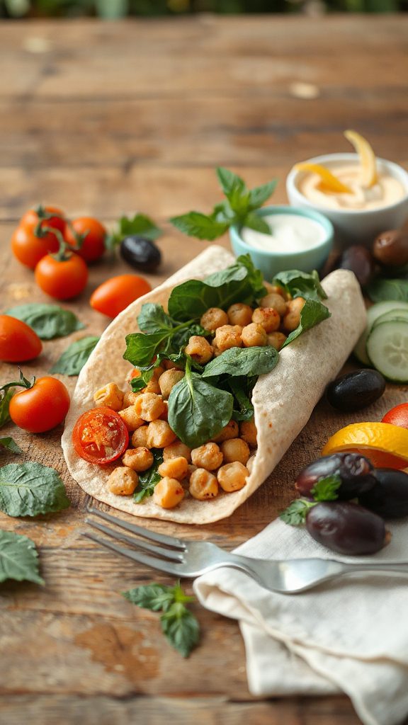 mediterranean chickpea wrap recipe mediterranean chickpea wrap recipe