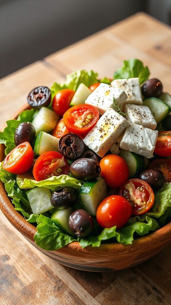 mediterranean feta olive salad