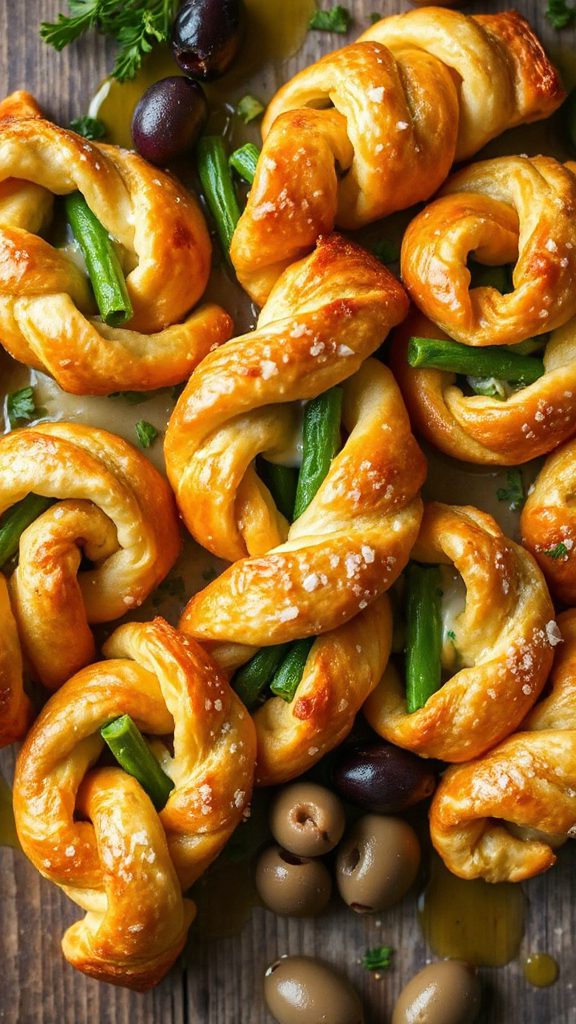 mediterranean green bean bake