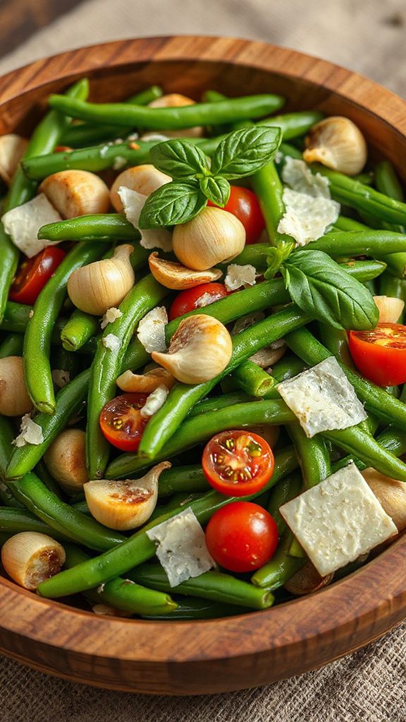 mediterranean green bean bake