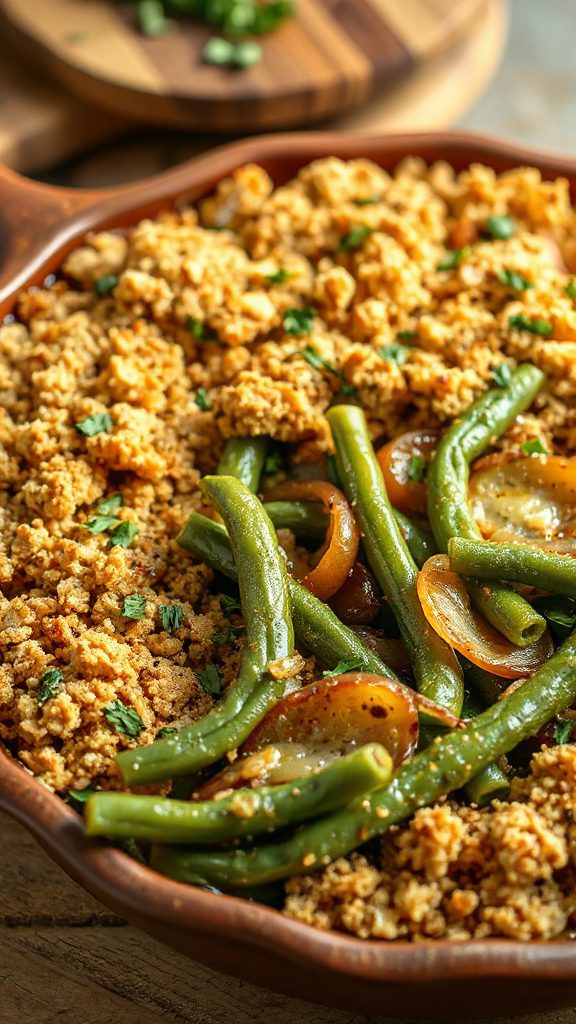 mediterranean green bean casserole